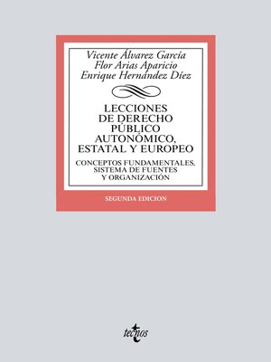 cover image of Lecciones de Derecho Público autonómico, estatal y europeo